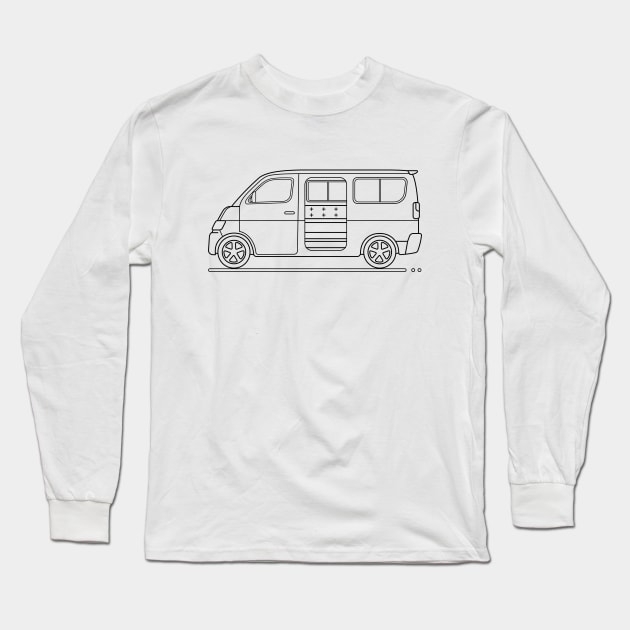 public transportation b Long Sleeve T-Shirt by garistipis